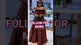 Mod&egrave;le de longues robes en pagne/ robes wax 2025 #fashion #africanclothing #ankara #africanfashion