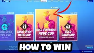 How To WIN The SOLO CONTENDER HYPE CUP (GET TOP 1% + 1,000 HYPE)