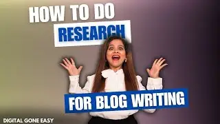 Effective Research and SEO Tips for Blog Writing