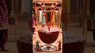 ✨Giant Falsa Juice 🤩 (Village Style) - Made by Tiny Girls! 👧 #shorts