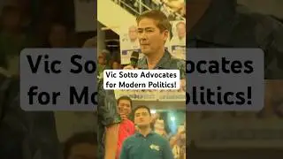 Vic Sotto Advocates for Modern Politics! #vicosotto #election #vicsotto