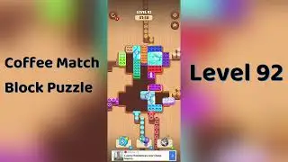 Coffee Match Block Puzzle Level 92 Walkthrough ☕🧩 | Easy Step-by-Step Guide | SolutionGuruji