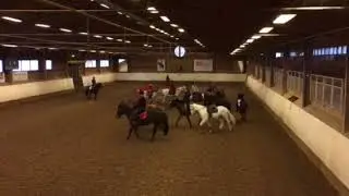 Ingrid Hayen och Sundby ridskola rider kadrilj