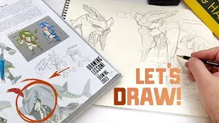 Learning to Draw The Zora (From Zelda: Breath of the Wild)