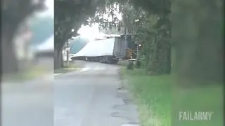 FailArmy   Train Meets Fruit Truck