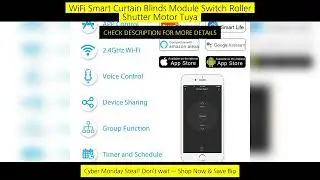 Wifi Smart Curtain Blinds Module Switch Roller Shutter Motor Tuya Wireless
