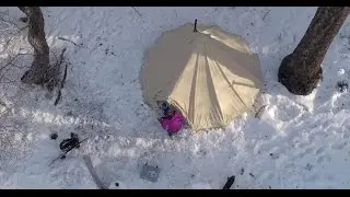 Snow Test: the CanvasCamp Sibley 500 Pro by Aer&eacute;lien Routens: Argentina, Tu me gusta