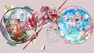 trying Lupa and the skins for Changli and Carlotta ☄. *. ⋆