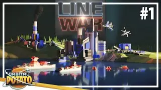 Сражайтесь с ЛИНИЯМИ!! - Line War - Стратегическая игра RTS Autobattler - Эпизод №1