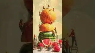 #shorts #miniature #friut #fruits #funny #worktime #ai #aisrt #aivideo #aicreation #parati #foryou