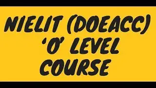 Nielit O levell exam practical project details