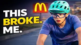 I rode 500km around a McDonald’s Drive-Thru.