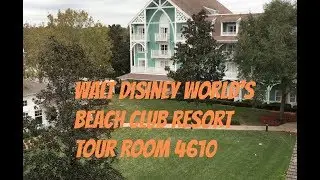 Walt Disney World Resort Beach Club Resort Tour Room 4610