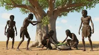 Life 4.7 Million Years Ago | Homo Habilis Found Water Inside a Giant Baobab