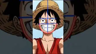 How to draw Monkey d luffy ✨ #ytshorts #tutorial