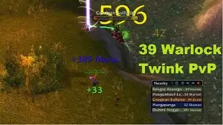 39 Warlock Twink 11-0 AB DOMINATION - WoW Classic PvP