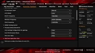 BIOS Setup | 6800c26 1:1 | 9800X3D | X870E APEX
