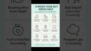 9 Signs Your Gut Needs Help #guthealth