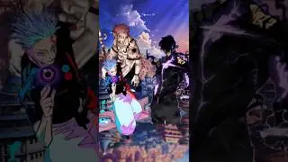 sukuna & gojo vs sung jinwoo #jinwoo #sololeveling#jjk#gojo#sukuna