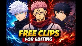 Jujutsu Kaisen FREE Clips (No Copyright Claim) | 4K Anime Editing