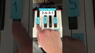 Tuto au piano facile en 5minutes chrono ! #piano #tuto #pianotutorial #musique