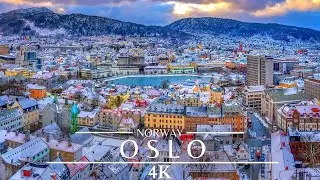 Oslo, Norway  Summer Walk   4K Walking Tour