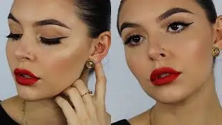 SIMPLE MAKEUP AND A BOLD LIP | ALIX B.