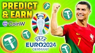 Predict & Earn Crypto While Watching Euro 2024 Football On CoinW