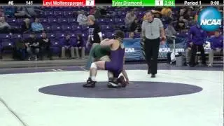 WWC 141: Levi Wolfensperger (Northern Iowa) vs. Tyler Diamond (North Dakota State)