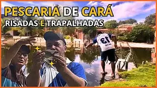 Levei a Família para Pescar no Riacho de Seu Mairton | Risadas, Trapalhadas e Muito Peixe!