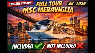 Full MSC Meraviglia Cruise Ship Tour 🚢 | 4K 2026 from New York