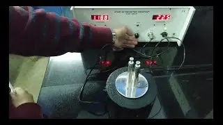 Study of dielectric constant and Curie temperature measurement of ferroelectric ceramics.