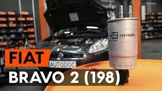 How to change fuel filter FIAT BRAVO 2 (198) [TUTORIAL AUTODOC]