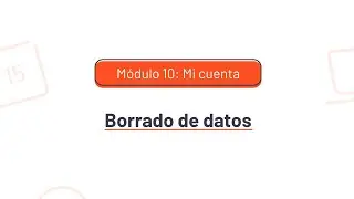 10.1. Borrado de datos