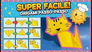 Origami Cat | How to Make a Paper Cat - Step-by-Step Tutorial
