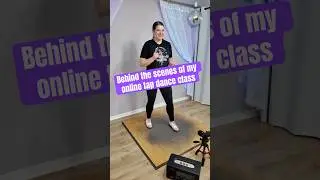 Behind the scenes of my online tap dance class 🕺💃🏻🪩 #tapdanceforbeginners #bts