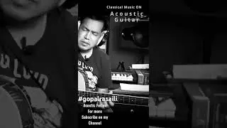 classical raag on guitar by Gopal rasaili daju 🖤💐#guitar @gopalrasaili daju #carnaticmusician