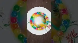 Rainbow gems colour satisfying #satisfying #shorts