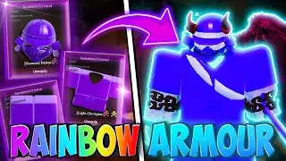 Making The First FULL RAINBOW Armour Set In The Forge...