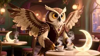 Owl Caf&eacute; in Midnight Lane 🦉🌙 | Learn Animal Names & Nighttime Fun for Kids | Preschool Educational