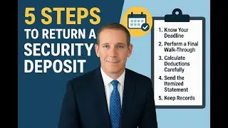 How to Return a Tenant&rsquo;s Security Deposit in California (Without Getting Sued)