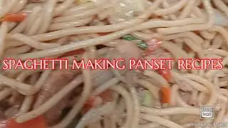 #SPAGHETTI MAKING PANSET RECIPES PILIPINO STYLES #SATISFYING @LOLIBEVLOG 
