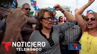 Exilio cubano en Miami conf&iacute;a en futuro de Cuba sin Fidel | Noticiero | Noticias Telemundo