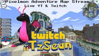 Pixelmon Pokemon Map in Minecraft! Get emotes for following on Twitch! [ENG] | Twitch | iiTzSean