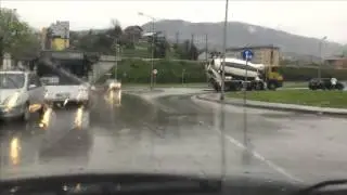 Skretanje preko pune linije/crte - Zenica - 24/04/15