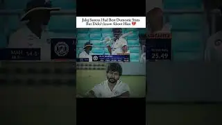 Jalaj Saxena Had Best Domestic Stats🤐