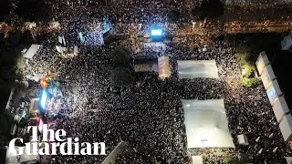 Thousands gather in Tel Aviv as Israel awaits release of hostages