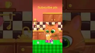 bubbu my virtual pet cat game 🤨 orange juice eating #shorts #ytshorts #bubbu #bjr7gamer