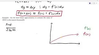 Application of Differential Calculus: Linear Approximation