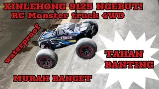 XINLEHONG 9125  UNBOXING & TEST DRIVE MONSTER TRUCK MURAH, TAHAN BANTING DAN BISA NGEBUT GOOOOKIILL!